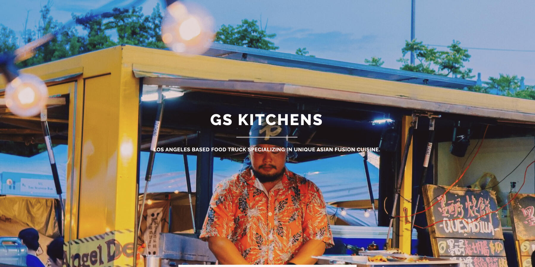 Screenshot of GS Kitchens website